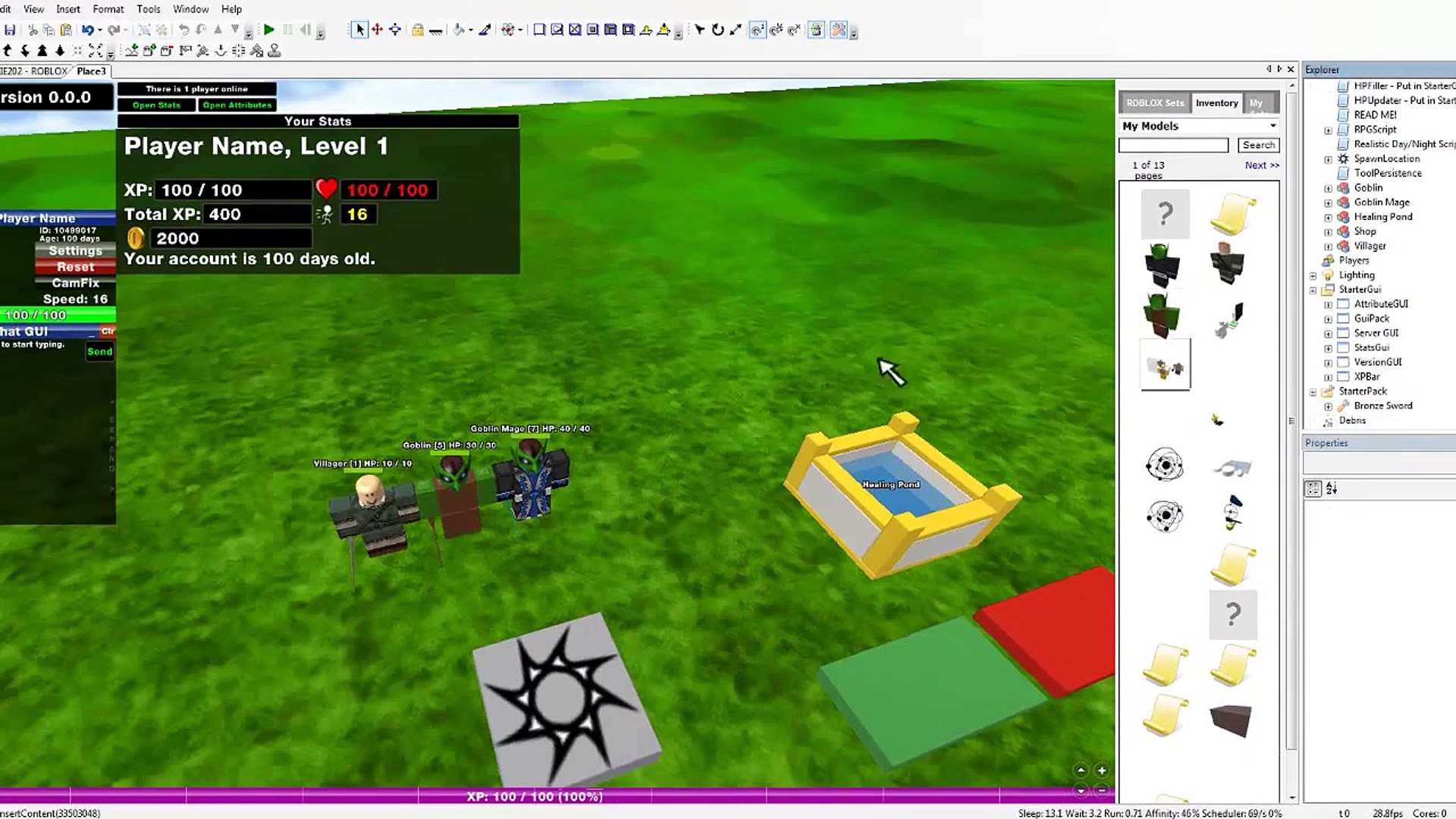 Roblox Tutorial How To Make A Good Rpg Game Video Dailymotion - villager roblox