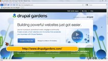 Drupal Gardens: Advantages and disadvantages | lynda.com overview