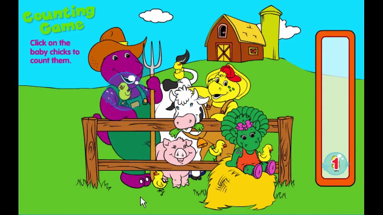 Barney & Friends Count with BJ Animation Sprout PBS Kids Game Play Walkthrough [Full Episo