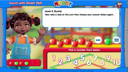 Noddy Count with Dinah Doll Animation Sprout PBS Kids Game Play Walkthrough