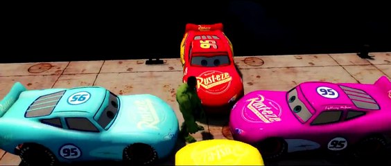 SURPRISE MCQUEEN For The Incredible HULK SMASH Awesome Custom Disney Pixar Cars