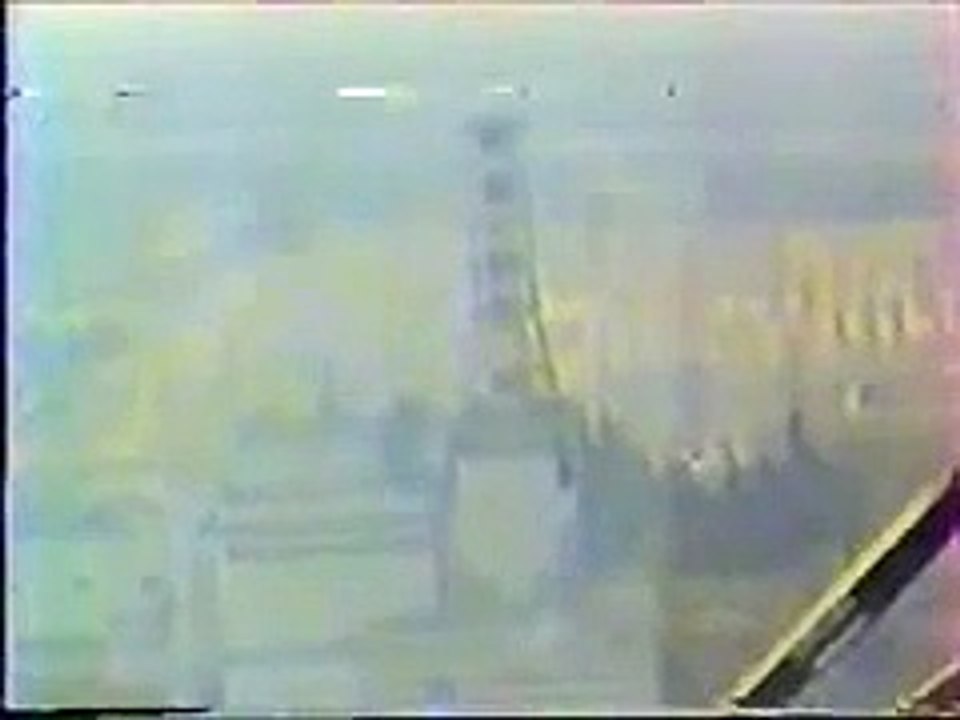 Chernobyl first video from a helicopter