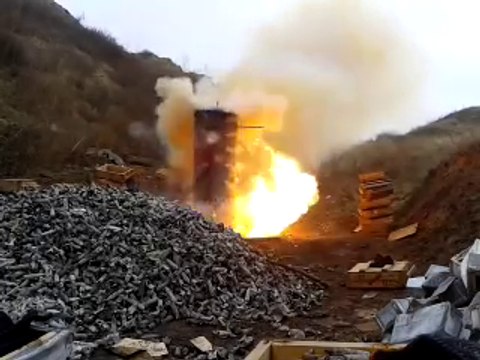 Déstruction de 2000 balles d'armes à feu