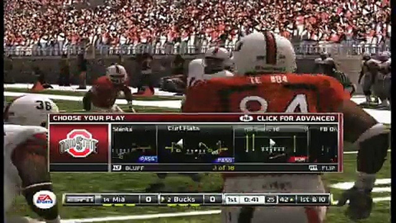 NCAA FOOTBALL 2011 DEMO GAMEPLAY MIAMI VS OHIO STATE XBOX 360 PART 1(HEISMAN)