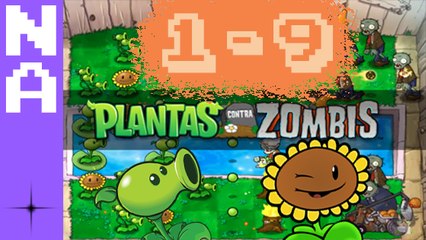 Plantas Vs. Zombies - Gameplay - Nivel 1 - 9