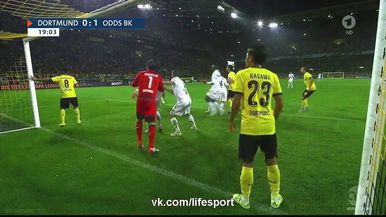Dortmund Vs Odd Ballklubb 7-2 Highlights 27-08-2015 Europa League