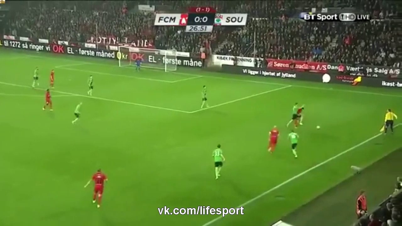 FC Midtjylland Vs Southampton 1-0 Highlights 27-08-2015 Europa League