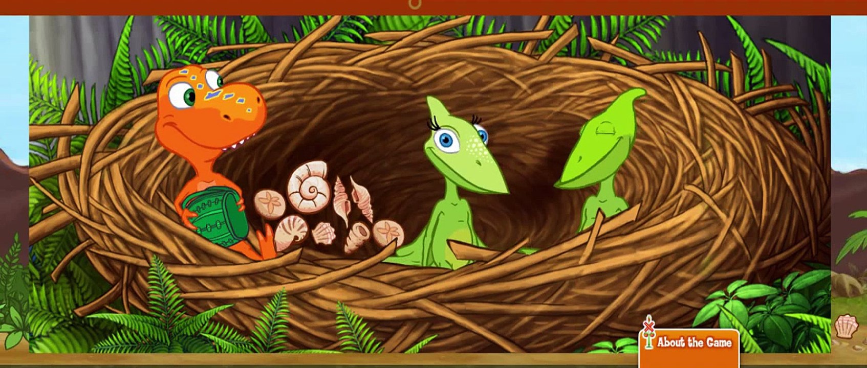 Dinosaur Train Flying With Buddy Cartoon Animation PBS Kids Game Play Walkthrough