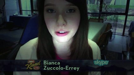 Taylor Swift Answers Fan's Question via Skype Video Message | JimmyKimmelLive