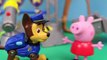 PAW PATROL & Peppa Pig Rescue Training Center NEW Chase Paw Patrol Toys DisneyCarToys