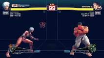 Battaglia Ultra Street Fighter IV: Elena vs Ryu