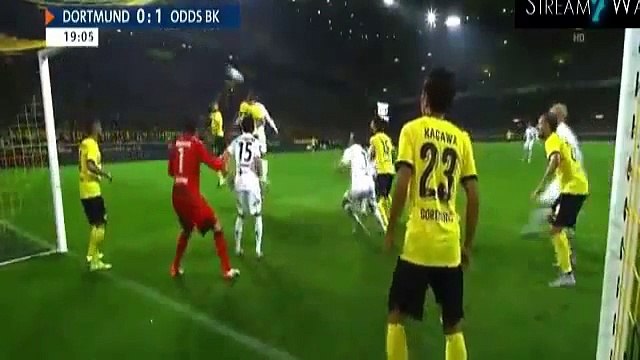 Europa League: Borussia Dortmund goleó 7-2 a Odd Grenland