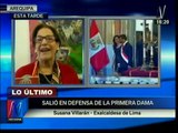 Susana Villarán defiende a Nadine Heredia: 