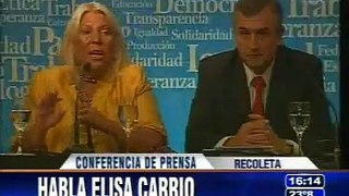 Elisa Carrio - Conferencia de Prensa 01-03-09 Segunda Parte