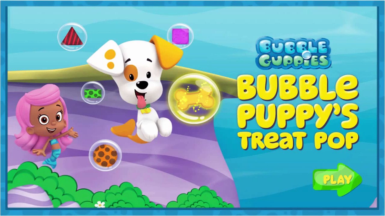 Nick jr Bubble Guppies Bubble Puppy Treat Pop Cartoon Animation Game Play Walkthrough