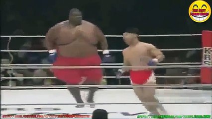 Funny Boxing Video 2015   Fat Man VS Small Man