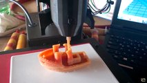 3D Printed Marzipan Boat - BOCUSINI Food Printing Video No.2