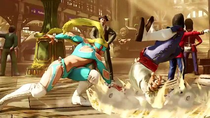 Street Fighter V (PS4) - Présentation Rainbow Mika