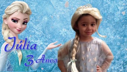Júlia 3 aninhos - Frozen