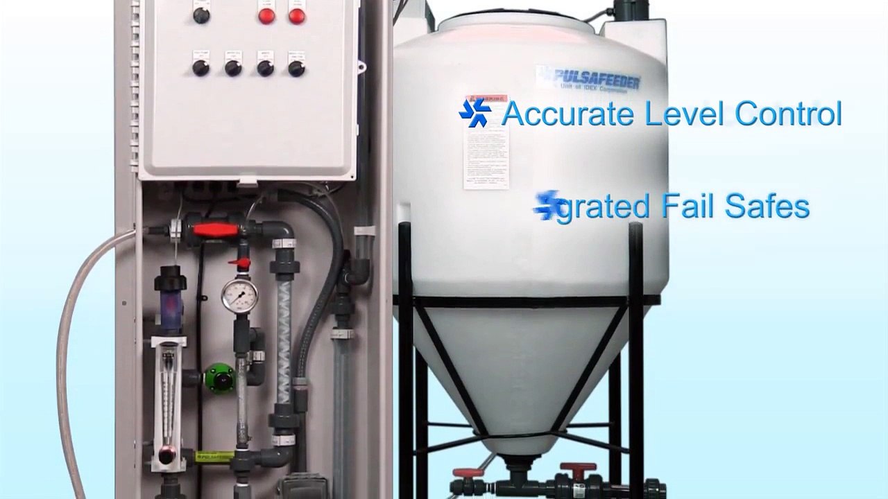 Pulsafeeder PULSAblend Polymer Makedown System