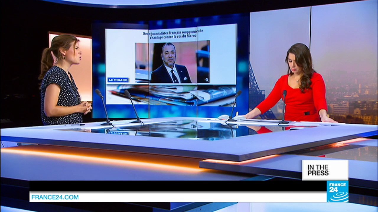 Two French journalists arrested for 'attempted blackmail of Moroccan king'