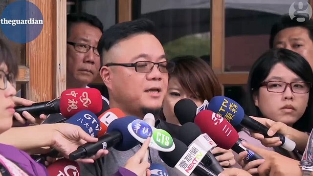 Boy trips in museum and punches hole through painting