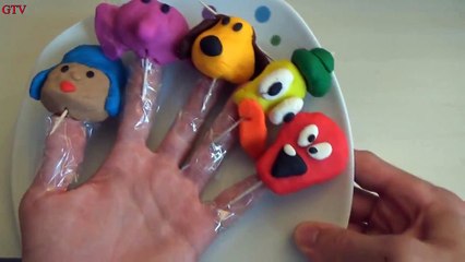Play Doh Pocoyo Finger Family Song Nursery Rhymes for Children and Kids