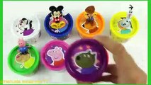 Peppa Pig Cans Surprise Eggs Toy Story Play Doh Frozen tmnt Dough