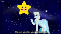 My Little Pony Twinkle Twinkle Little Star - Kids Songs Cartoon Nursery Rhymes English