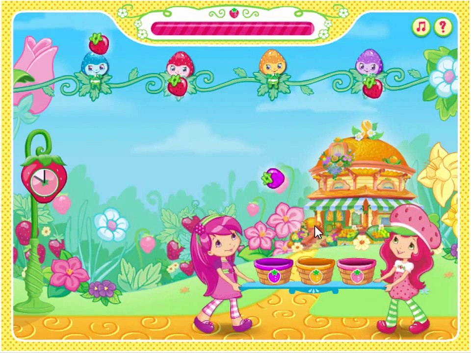 Strawberry Shortcake Cartoon Animation Glimmerberry Catch Game Play Walkthrough