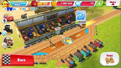 Disney Pixar Cars Fast as Lightning Fillmore vs Chick Hicks, Komodo