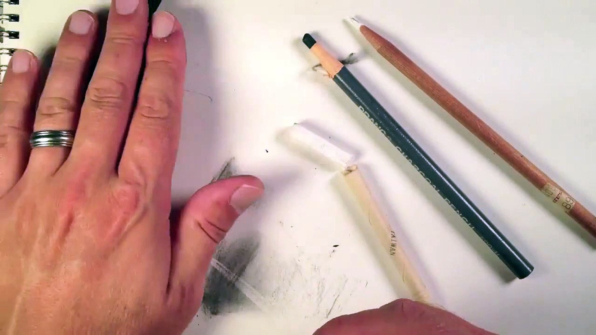 How to draw - draw charcoal