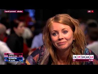 Lynn Gilmartin Tries to Bluff Charlie Carrel | PokerStars
