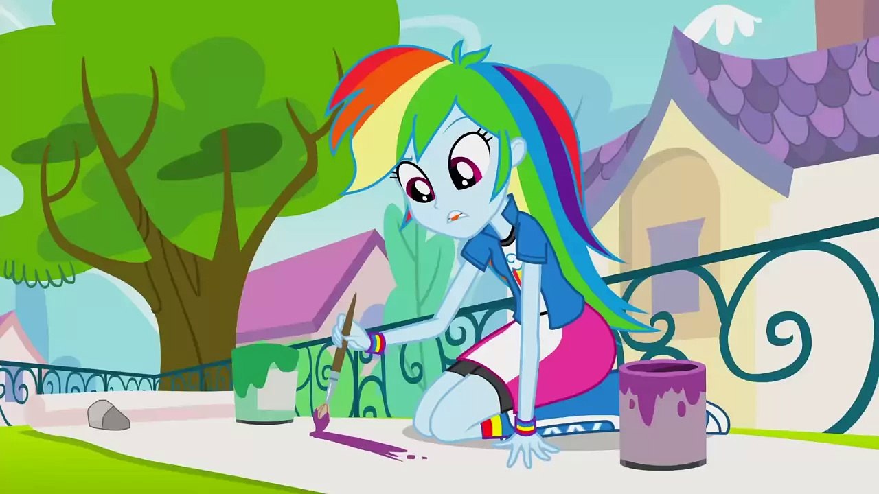 My little pony equestria girls rainbow rocks pinkie aux baguettes