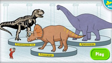 Curious George Find The Dinosaur- Cartoon Games For Kids