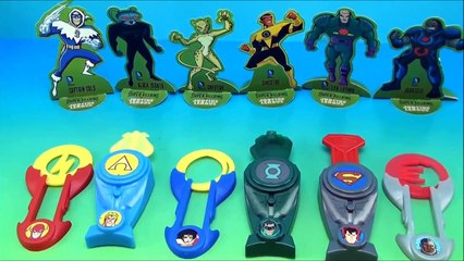 JUSTICE LEAGUE UNLIMITED 2014 SONIC FAST FOOD TOY COLLECTION