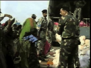 Shabbir Ibne Adil, PTV, News Report: Sindh Flood Relief (3.8.2003)