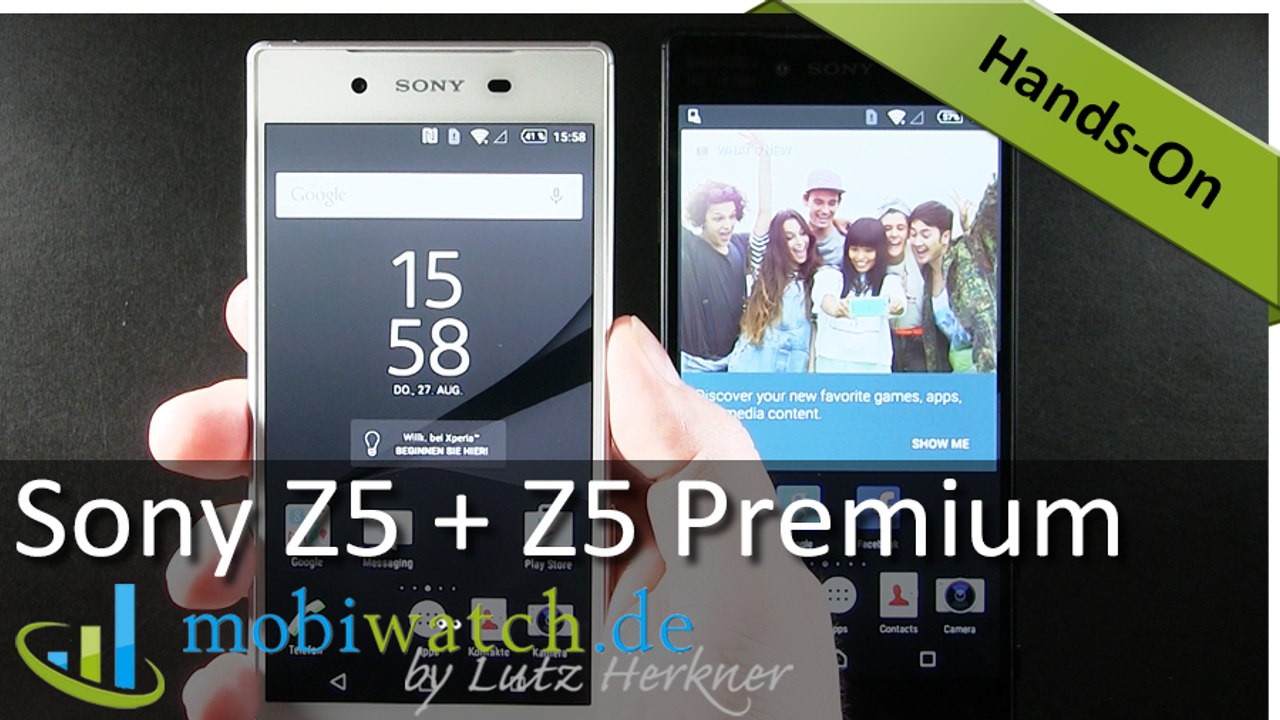 Sony Xperia Z5 + Z5 Premium mit 4K-Display – Video-Test