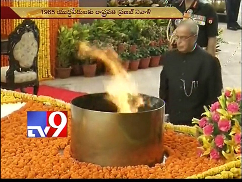 President Pranab pays tribute to 1965 war soldiers