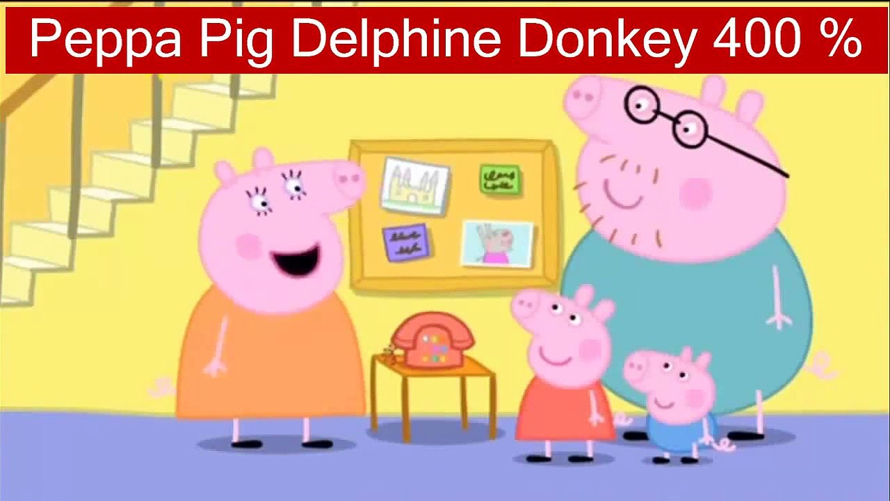 Peppa Pig Delphine Donkey 400 %