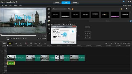 Corel Videostudio Pro X7 Inserting And Formatting Titles Tutorial Video Dailymotion