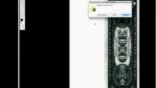 le visage d'un reptilien trouvé sur le billet de 1 dollars