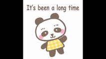 LINE sticker   Linda of the panda English