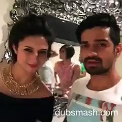 Dubsmash of Indian TV stars Vishal Singh and Divyanka Tripathi_H264-320x240