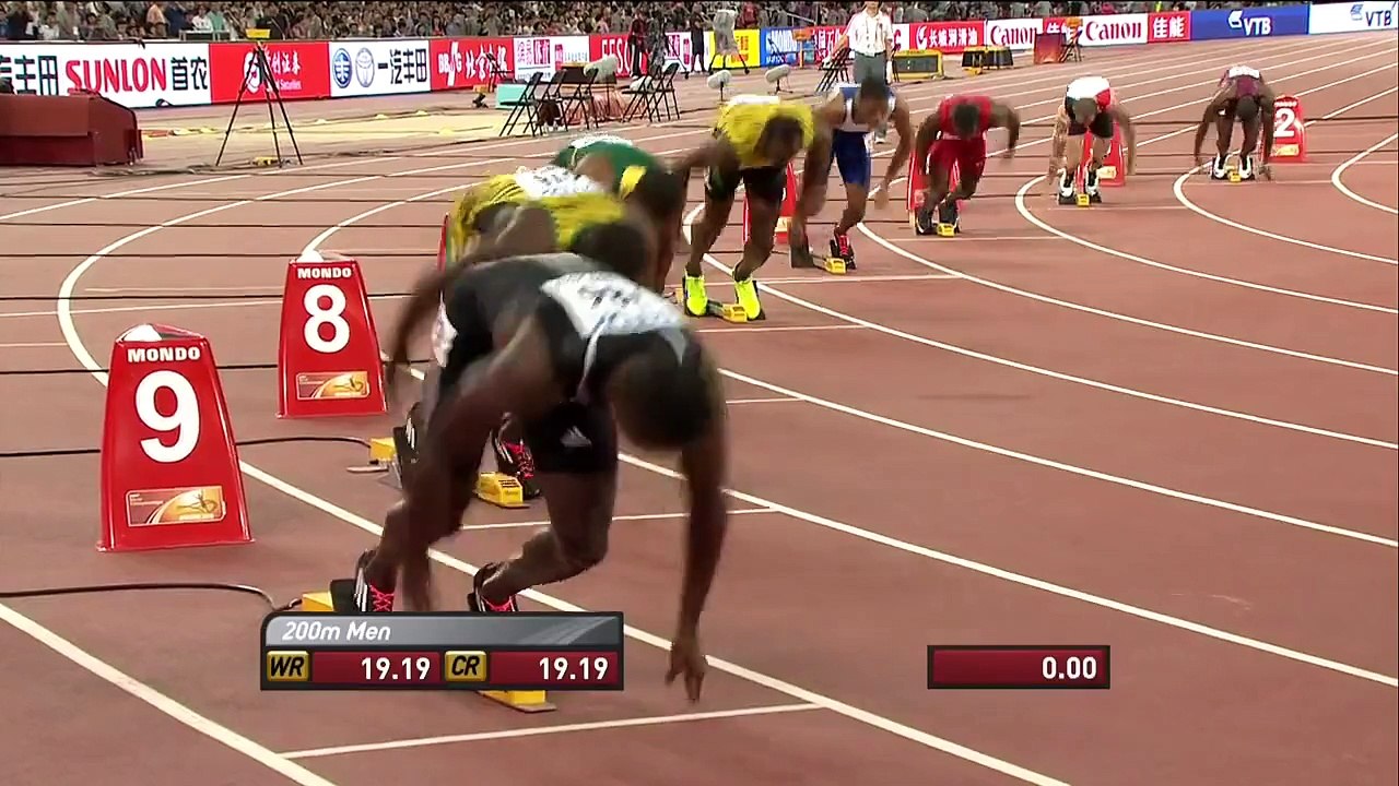 Usain Bolt beats Justin Gatlin again to win 200m world championship gold