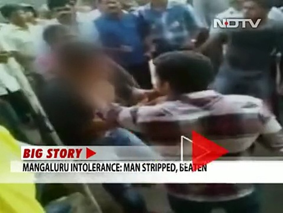 Muslim Man Stripped, Tied to Pole and Beaten by Mob