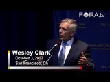 GENERAL WESLEY CLARK SPEAKING 2007 ON IRAN LIBYA SYRIA IRAQ AFRICA AND 911.flv