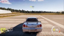 FH2: Fast and The Furious 2 868HP Nissan Skyline GTR R34 V Spec II Car Cruise   Airport Drag