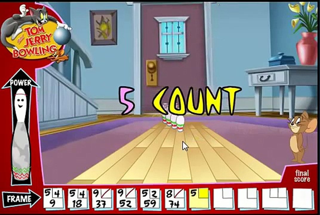Tom ve Jerry Bowling game video
