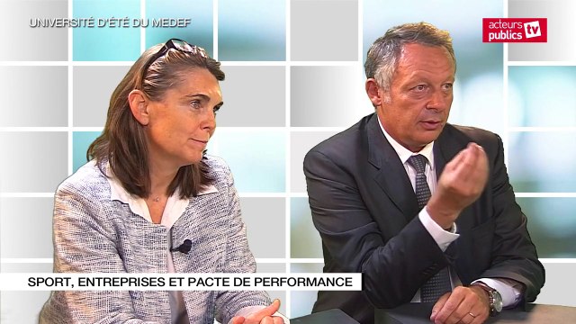 Thierry BRAILLARD participe au débat Sport, Entreprises et pacte de performance